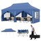 10 X 20 Ft Pop Up Canopy With 6 Sidewalls And Windows And Carrying Bag For Party Wedding Picnic